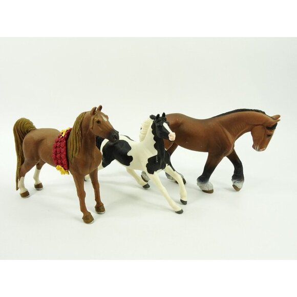 Safari Ltd Horses Lot 2004 2008 Saddlebred Clydesdale Mustang - Picture 2 of 13